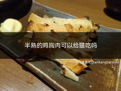 半熟的鸡胸肉可以给猫吃吗(最好还是给猫喂煮熟之后的鸡胸肉)