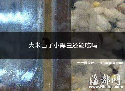 大米出了小黑虫还能吃吗(大米里面可以继续食用吗)