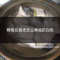 鲫鱼豆腐汤怎么煮成奶白色(鲫鱼、豆腐、食盐、料酒、味精、胡椒粉、葱花或香菜)