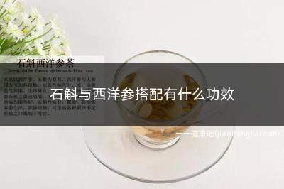 石斛与西洋参搭配有什么功效(麦冬石斛西洋参的功效与作用)