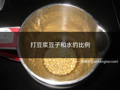 打豆浆豆子和水的比例(黄豆打豆浆的比例是多少)