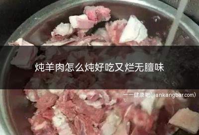 炖羊肉怎么炖好吃又烂无膻味(酱羊肉的正宗做法)