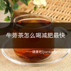 牛蒡茶怎么喝减肥最快(牛蒡茶其实并没有什么具体怎幺喝就会有减肥效果)