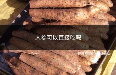 人参可以直接吃吗(人参可以生吃吗直接食用)